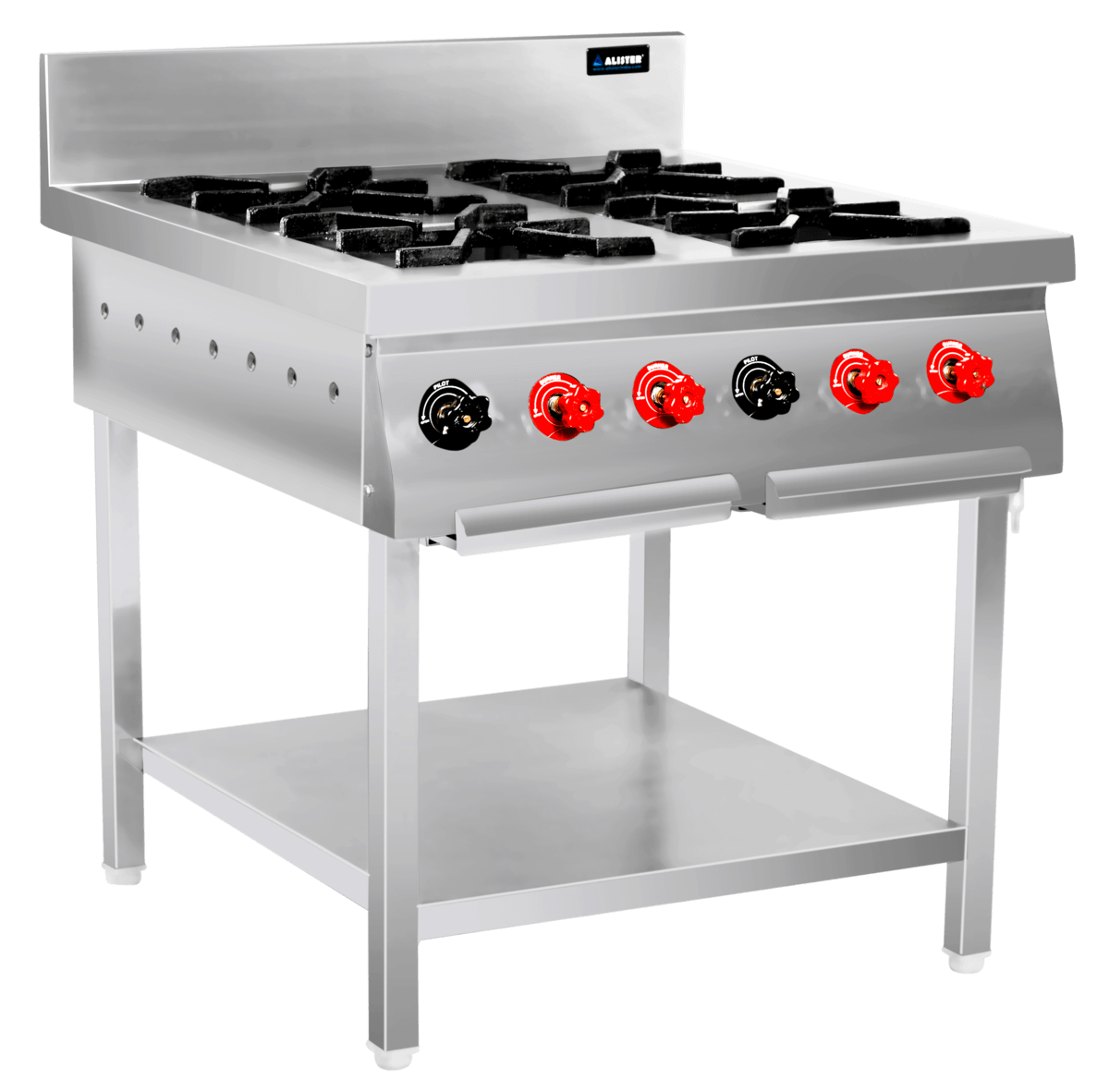 Heavy Duty 4-Burner Range