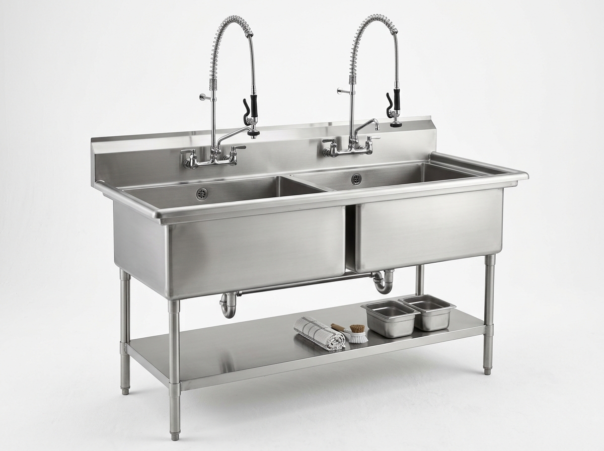 Double Sink Stainless