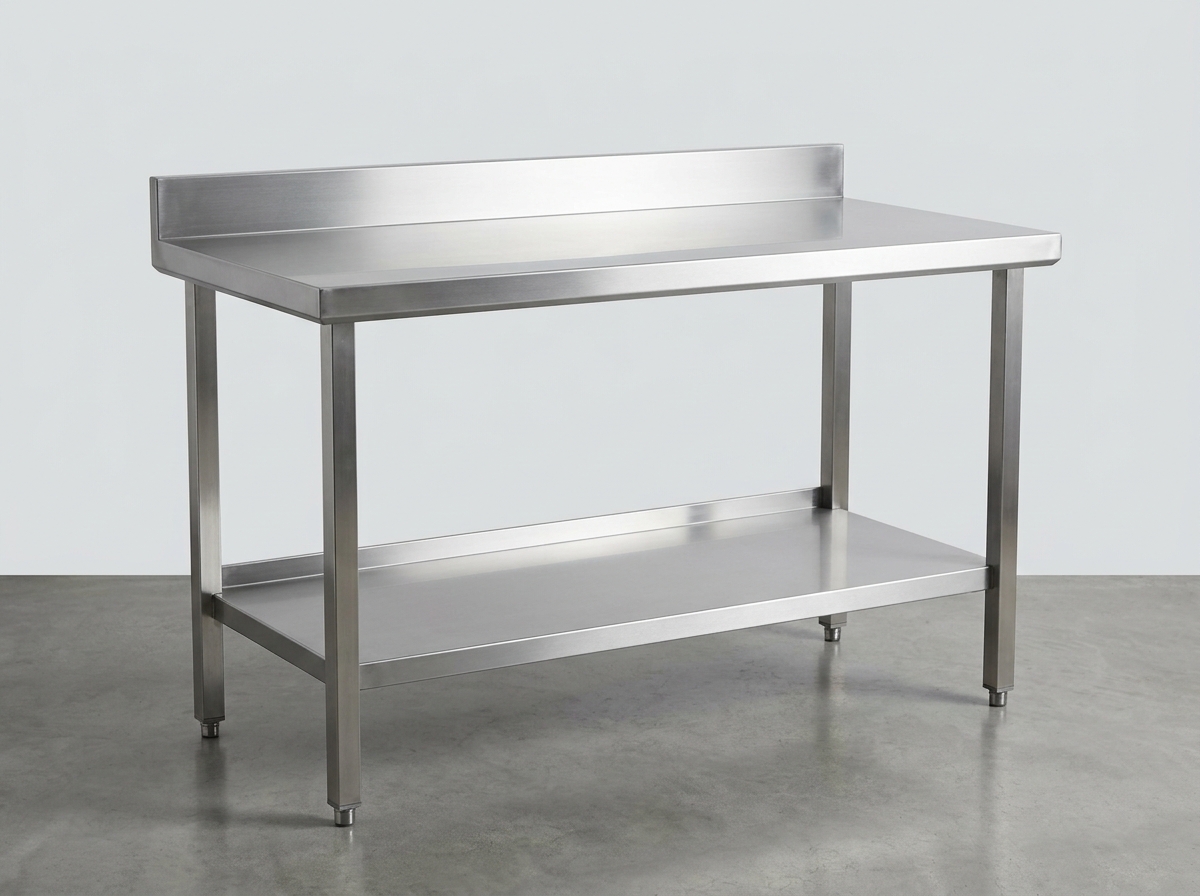 Meja Kerja Stainless 120cm